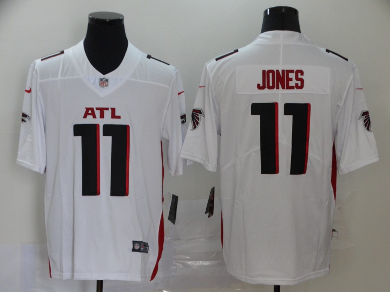 Men's Atlanta Falcons Julio Jones #11 White Jersey